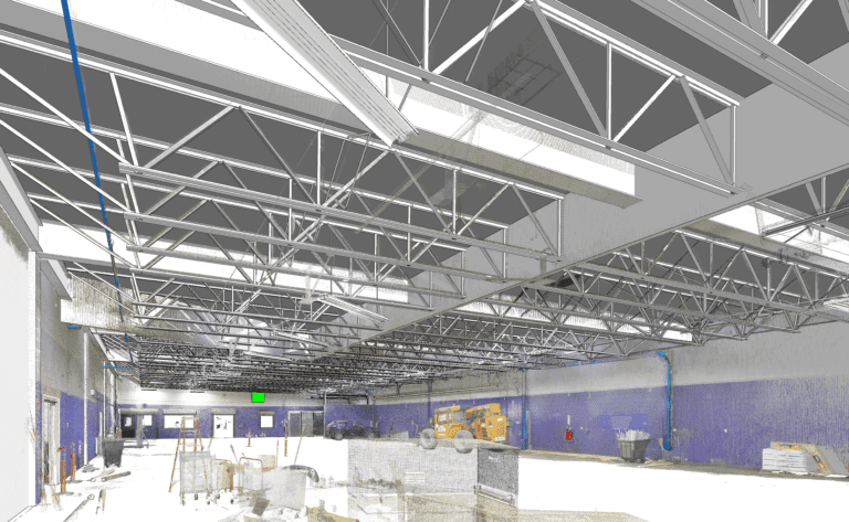 Point Cloud to Revit: What Makes a Scan-to-BIM Model Actually Usable 2 BIM model highlighting demolition phases for casino retrofit